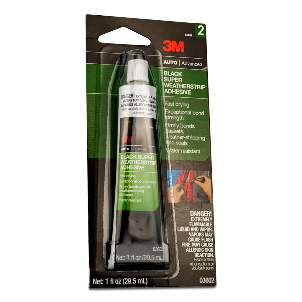 3M Black Super Weatherstrip Adhesive: $3 3M Black Super Weatherstrip Adhesive: $3