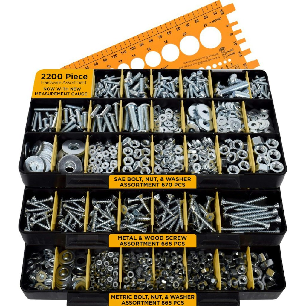 Jackson Palmer 2201 Piece Hardware Assortment Kit: $38 Jackson Palmer 2201 Piece Hardware Assortment Kit: $38