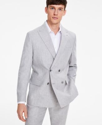 Tommy Hilfiger Men's Modern-Fit Double-Breasted Linen Suit Jacket: $54 Tommy Hilfiger Men's Modern-Fit Double-Breasted Linen Suit Jacket: $54