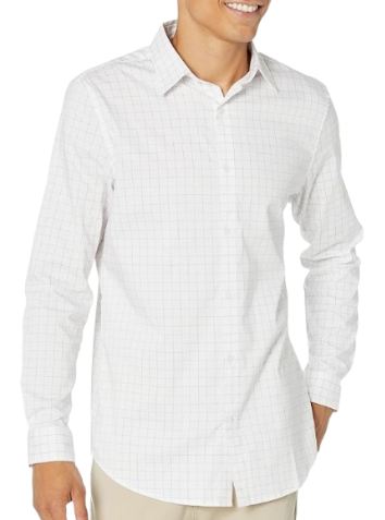 Amazon Essentials Men's Regular-Fit Stretch Dress Shirt: $9.40