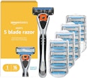 Amazon Basics Men's MotionSphere 5-Blade Razor w/ 16 Cartridges for $17 via Sub. & Save + free shipping w/ Prime
