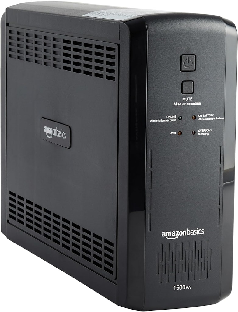 Amazon Basics Line Interactive UPS 1500VA 900W 10-Outlet Battery Power Backup: $114 Amazon Basics Line Interactive UPS 1500VA 900W 10-Outlet Battery Power Backup: $114