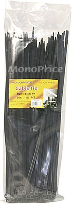 Monoprice 11" 50-lbs. Cable Ties 100-Pack: $1.99