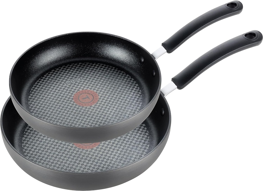 T-fal Ultimate Hard Anodized Nonstick Fry Pan 2-Piece Set: $25 T-fal Ultimate Hard Anodized Nonstick Fry Pan 2-Piece Set: $25