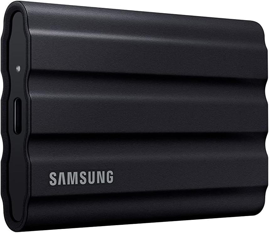 Samsung 4TB T7 Shield Portable Rugged SSD: $280