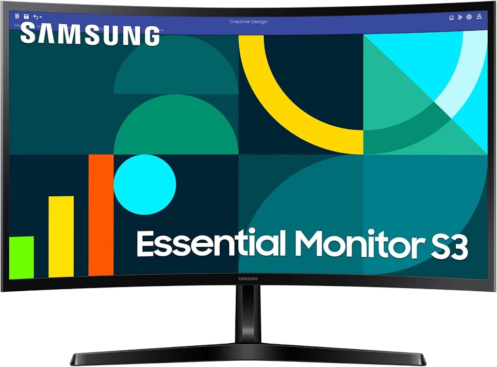 Samsung 27" 1080p Curved Monitor: $109
