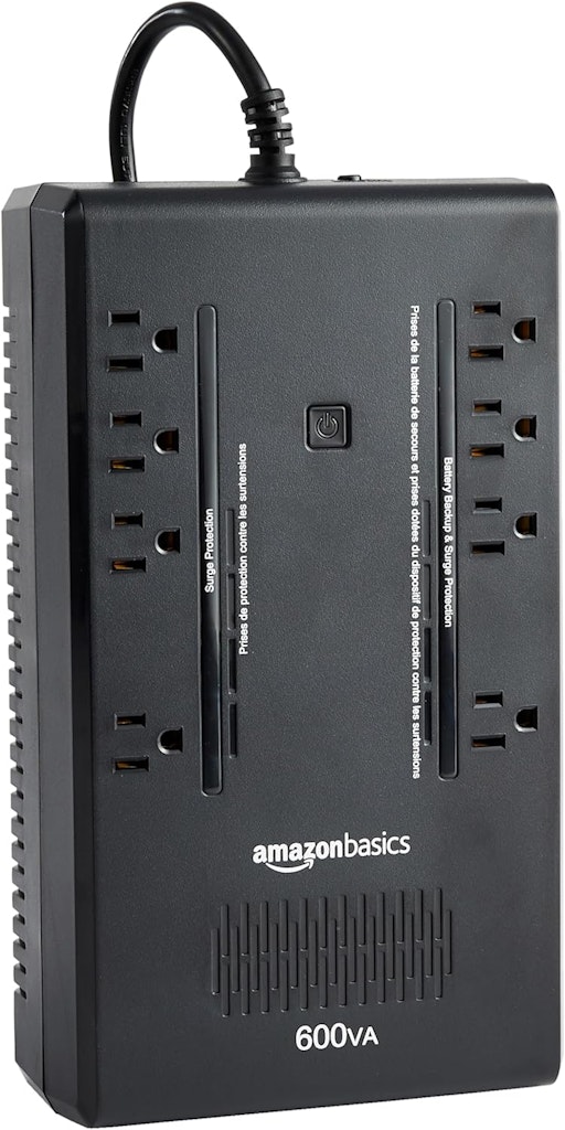 Amazon Basics Standby UPS 600VA 360W Battery Backup: $45.45 Amazon Basics Standby UPS 600VA 360W Battery Backup: $45.45