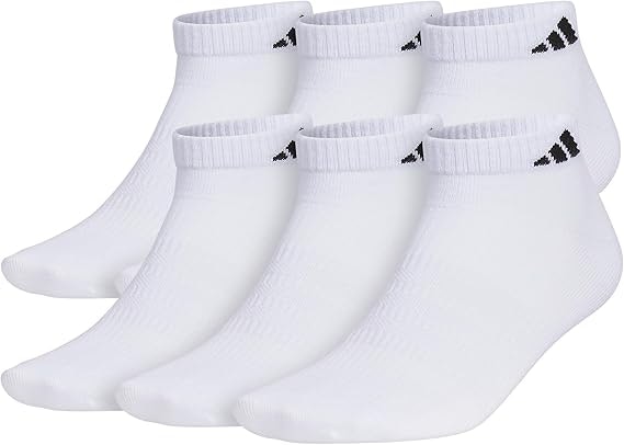 adidas Men's Superlite 3.0 Low Cut Socks 6-Pack: $13 w/ Prime