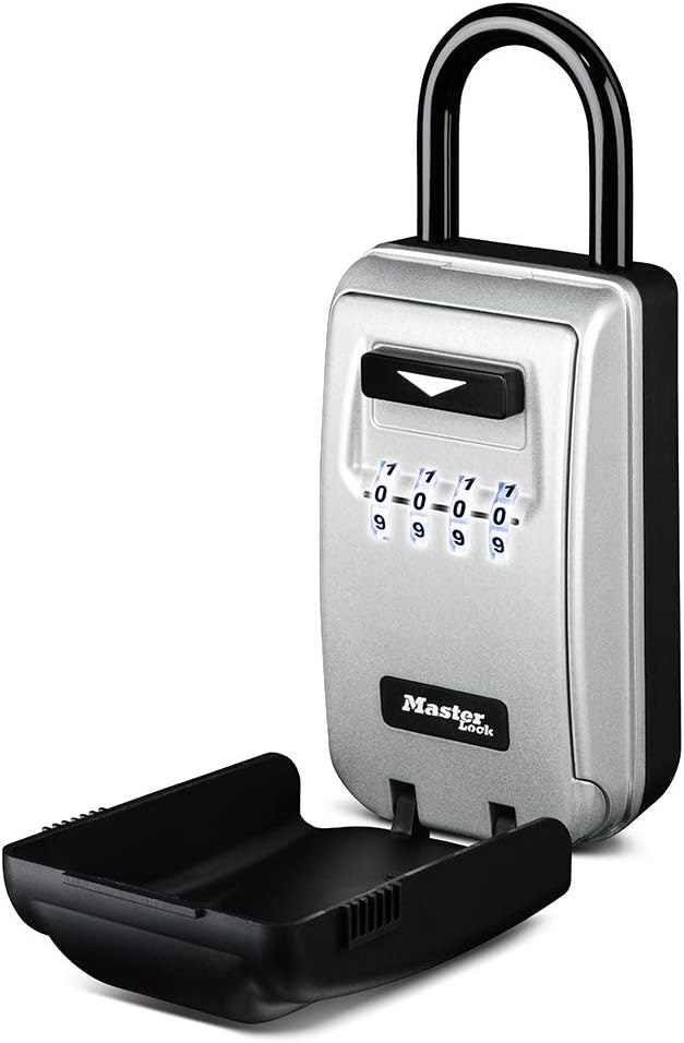 Master Lock Portable Key Lock Box w/ Light-Up Dials: $15