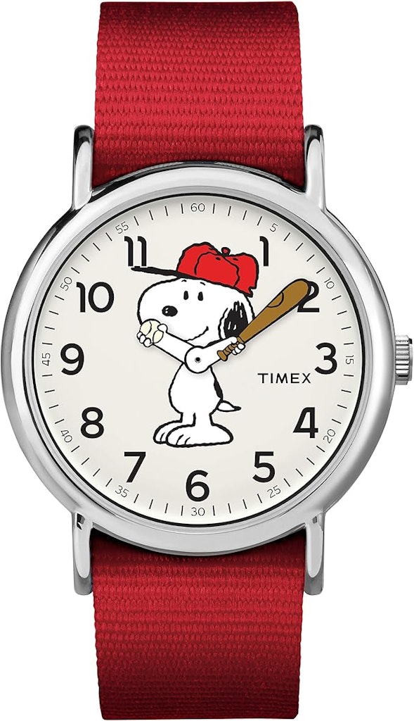 Timex x Peanuts Weekender 38mm Watch: $36.20