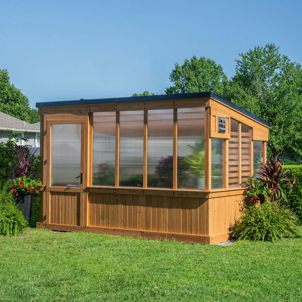Backyard Discovery 12x7-Foot Zalie Modern Greenhouse: $2,499 Backyard Discovery 12x7-Foot Zalie Modern Greenhouse: $2,499