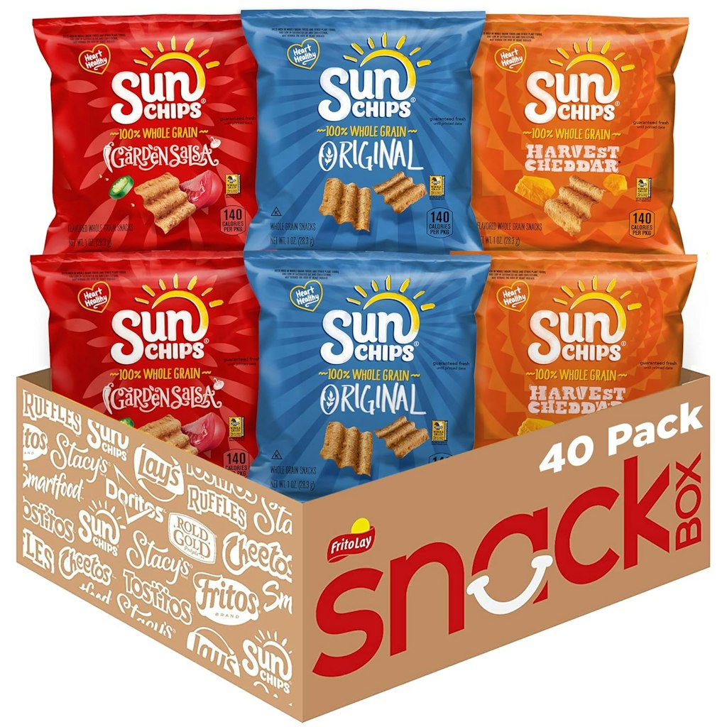 SunChips Multigrain Snacks Variety 40-Pack: $14 w/ Subscribe & Save