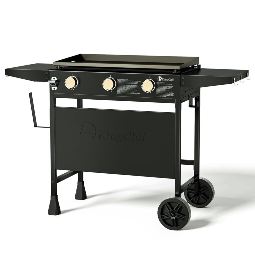 KingChii 3-Burner 28" Propane Griddle: $146 KingChii 3-Burner 28" Propane Griddle: $146