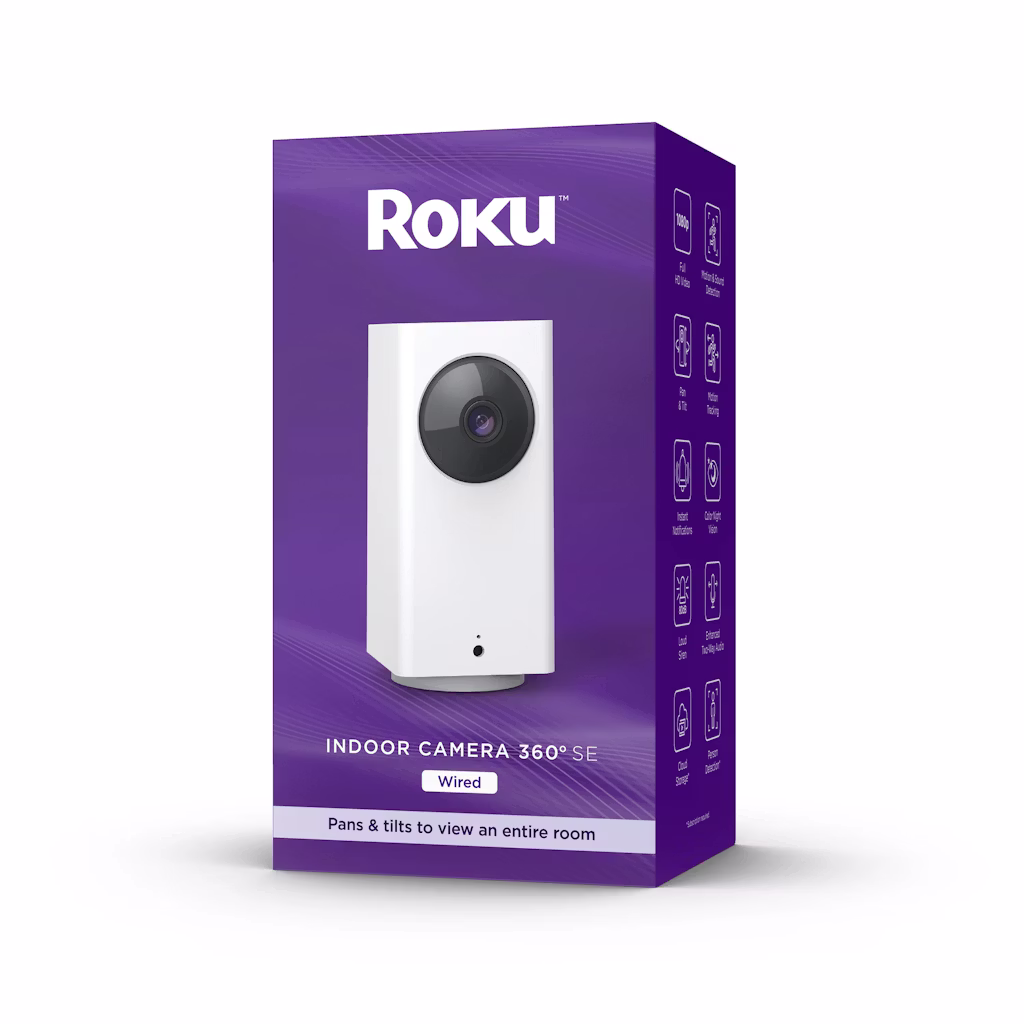Roku Indoor Camera 360° SE Wired 1080p Security Camera: $17 Roku Indoor Camera 360° SE Wired 1080p Security Camera: $17