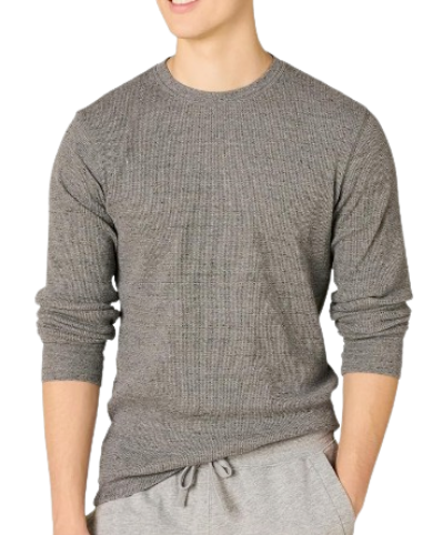 Amazon Essentials Men's Slim-Fit Long-Sleeve Waffle Shirt: $13 Amazon Essentials Men's Slim-Fit Long-Sleeve Waffle Shirt: $13