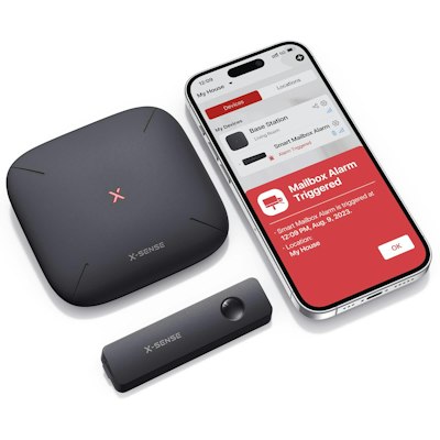 X-Sense Smart Mailbox Alarm w/ Base Station for $30 + free shipping w/ Prime