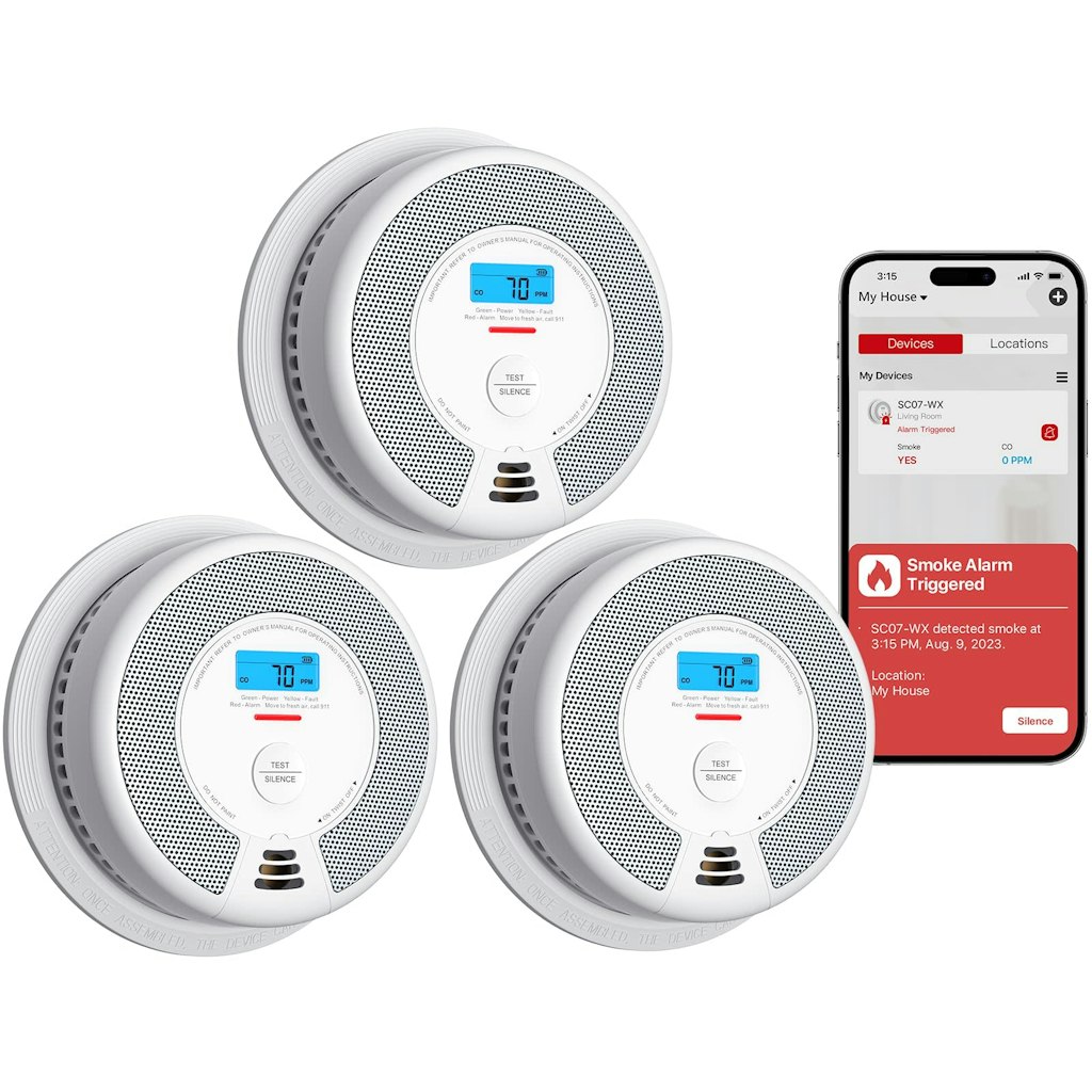 X-Sense Smart Smoke and Carbon Monoxide Detector 3-Pack: $100 w/ Prime X-Sense Smart Smoke and Carbon Monoxide Detector 3-Pack: $100 w/ Prime