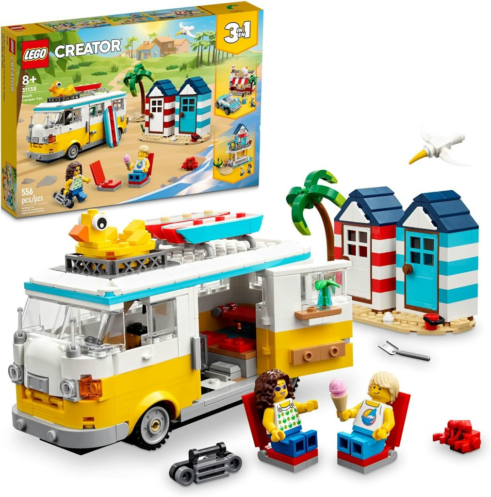 LEGO Creator 3-in-1 Beach Camper Van: $30