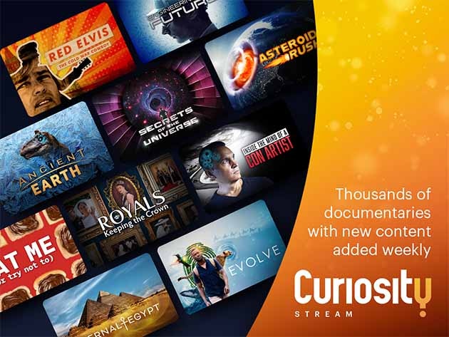 Curiosity Stream Standard Plan at StackSocial: Lifetime Subscription for $150 Curiosity Stream Standard Plan at StackSocial: Lifetime Subscription for $150
