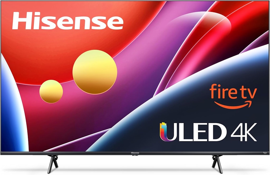 Hisense U6HF Series 75U6HF 75" 4K HDR QLED UHD Smart TV (2024): $530