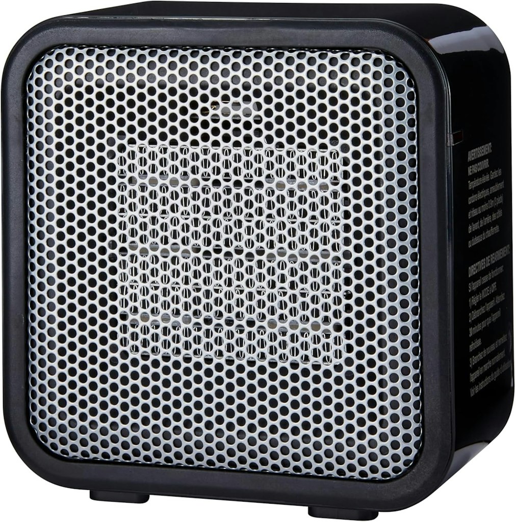 Amazon Basics 500W Mini Ceramic Space Heater: $12.79