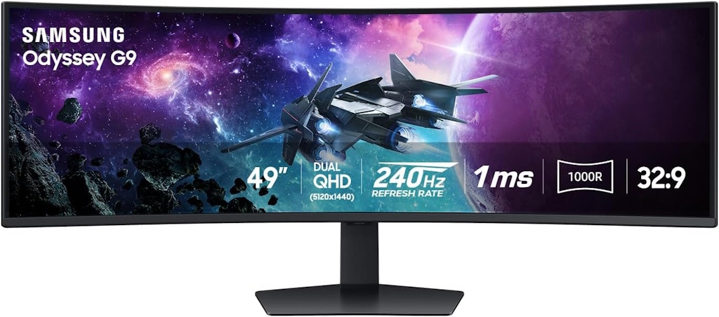Samsung Odyssey G9 49" Ultra Wide 1440p 240Hz Curved Gaming Monitor: $665 w/ Prime