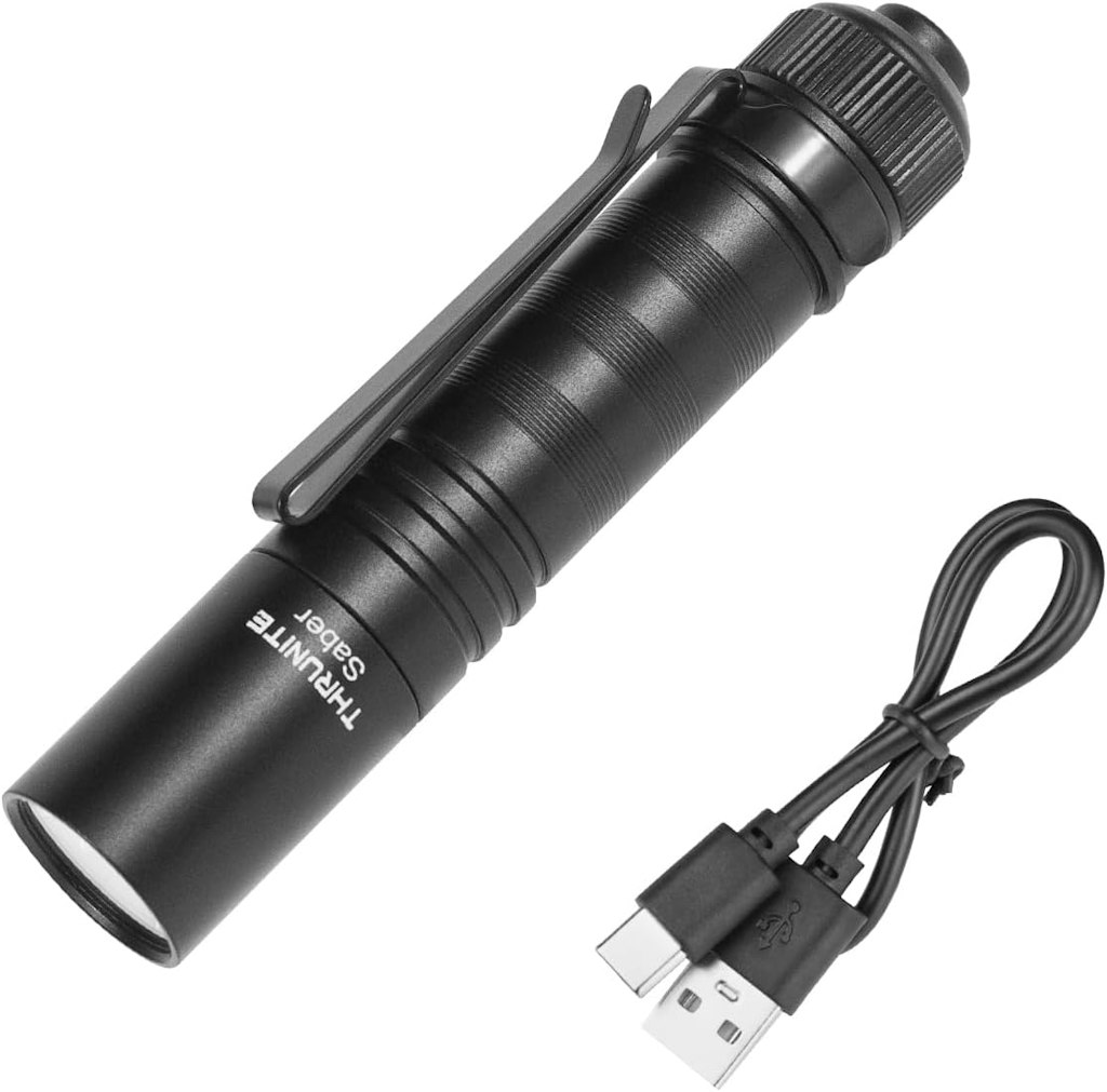 ThruNite Saber Rechargeable EDC Flashlight: $9.99