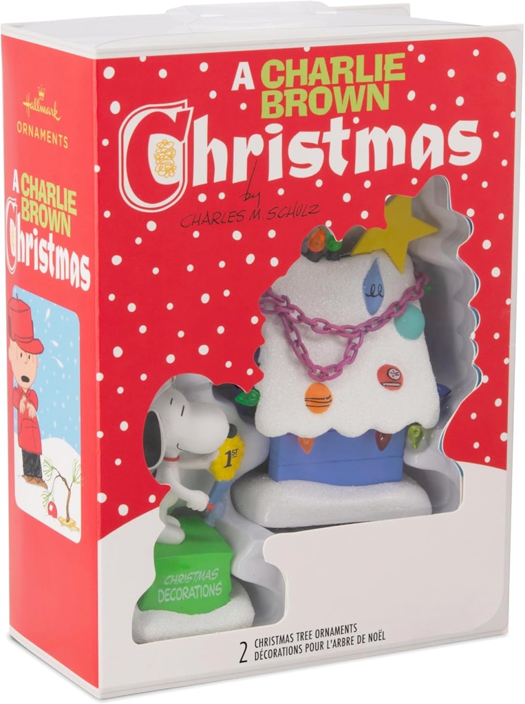Hallmark Peanuts Snoopy and Holiday Doghouse 2-Piece Ornament Set: $12.49 Hallmark Peanuts Snoopy and Holiday Doghouse 2-Piece Ornament Set: $12.49