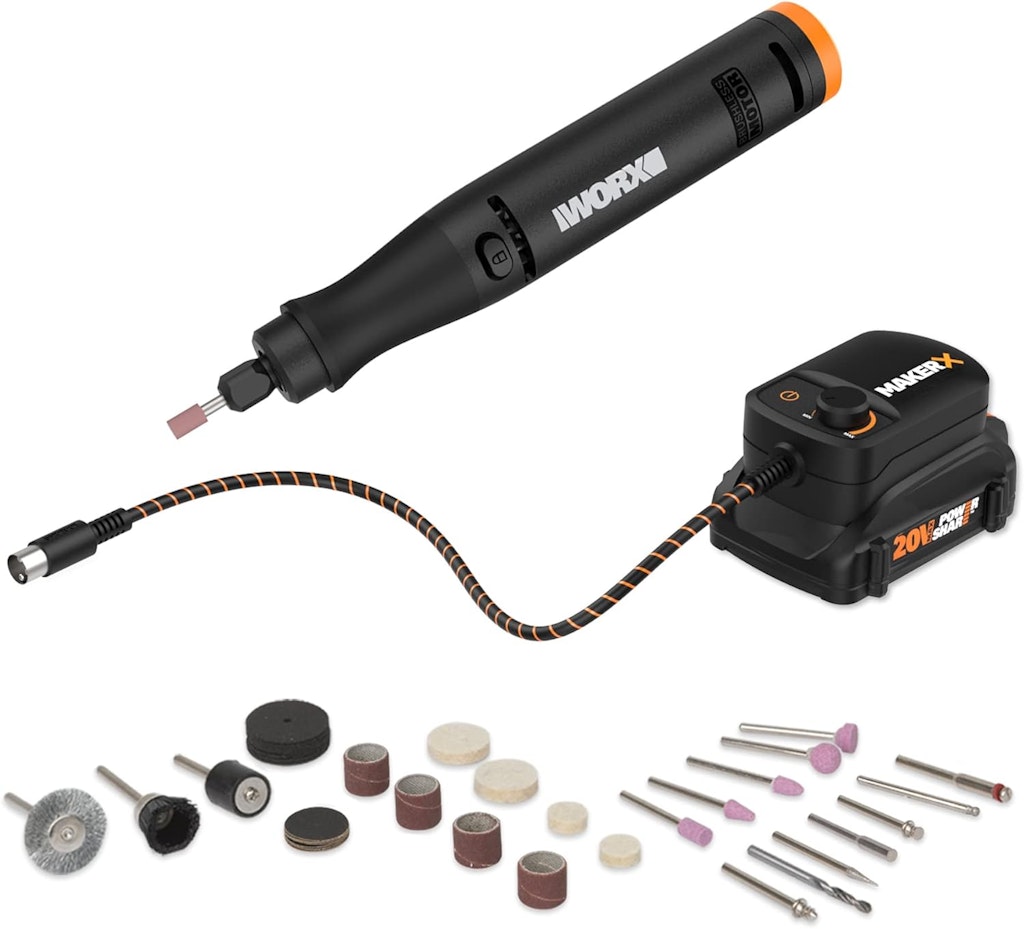 Worx Makers 20V Cordless Rotary Tool Kit: $103 Worx Makers 20V Cordless Rotary Tool Kit: $103