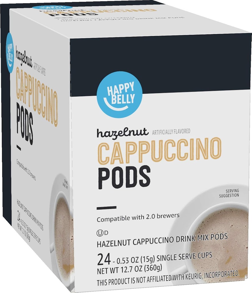 Happy Belly 24-Count Light Roast Cappuccino Coffee Pods: $7.38 via Subscribe & Save Happy Belly 24-Count Light Roast Cappuccino Coffee Pods: $7.38 via Subscribe & Save