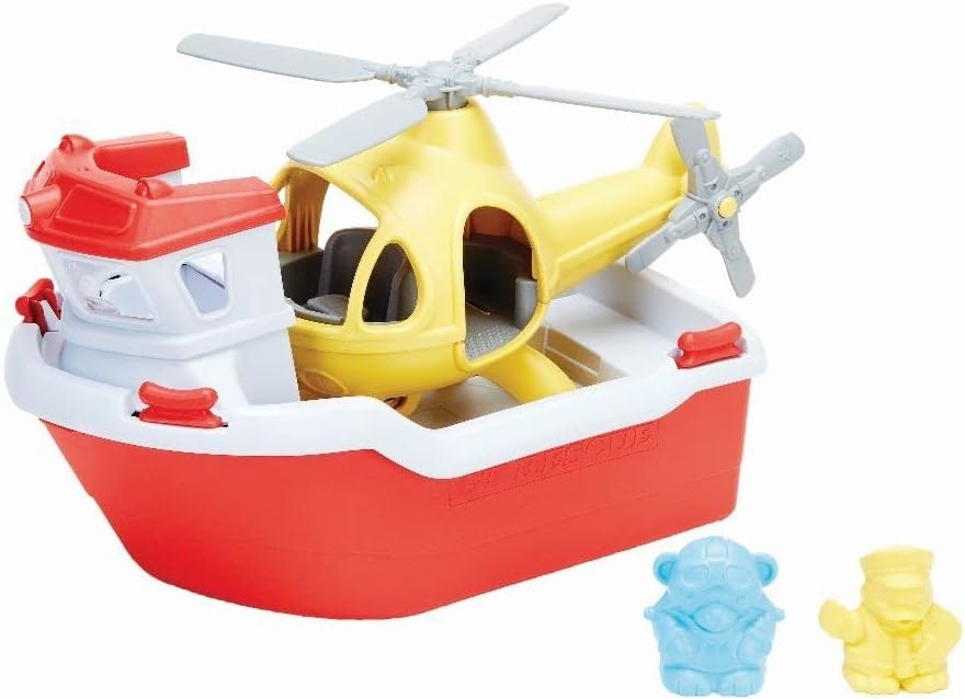 Green Toys Rescue Boat with Helicopter: $10.40 Green Toys Rescue Boat with Helicopter: $10.40