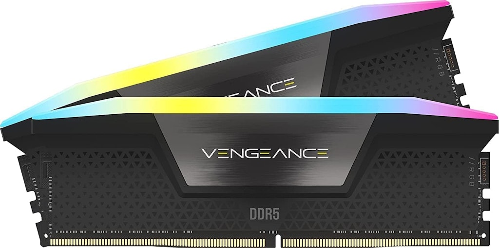 Corsair Vengeance RGB DDR5 1.35V Intel XMP 32GB (2x16GB) Desktop RAM: $123