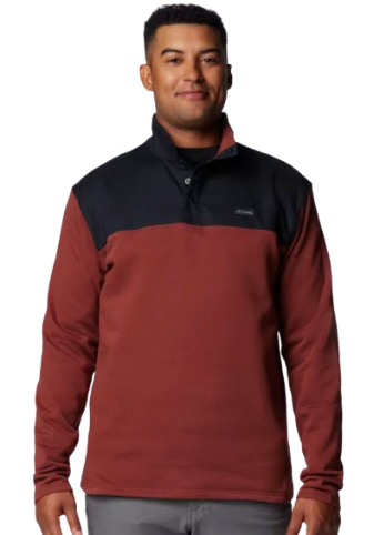 Columbia Men's Pitchstone Overlay Half Snap Pullover: $33 Columbia Men's Pitchstone Overlay Half Snap Pullover: $33