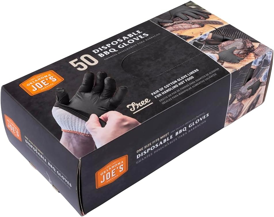 Oklahoma Joe's Disposable BBQ Gloves 50-Pack: $9.99