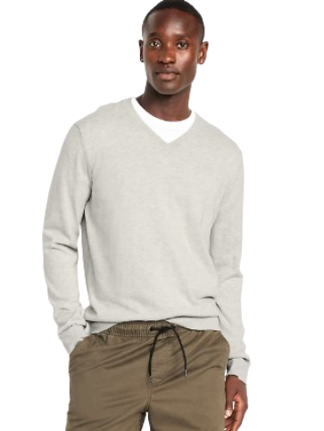 Old Navy Men's V-Neck Sweater: $11
