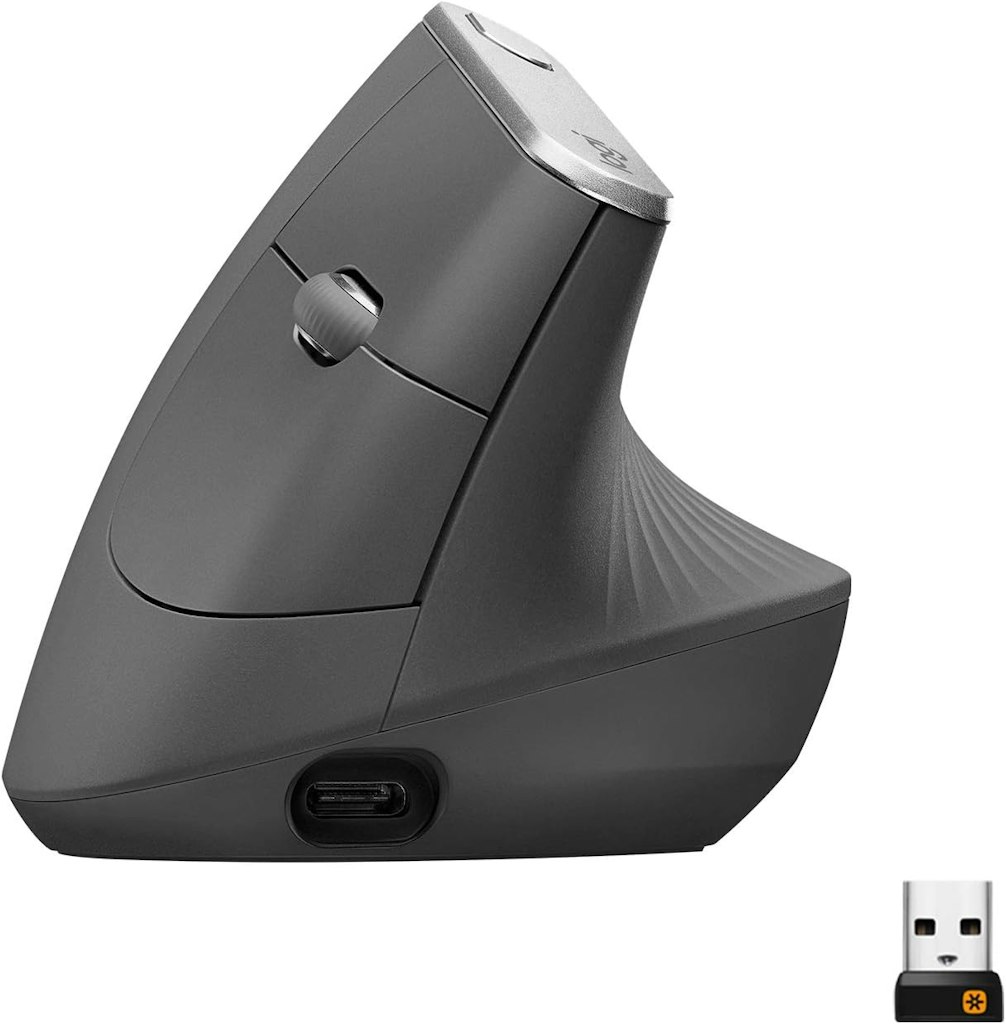 Logitech MX Vertical Ergonomic Wireless Mouse: $63 w/ Prime
