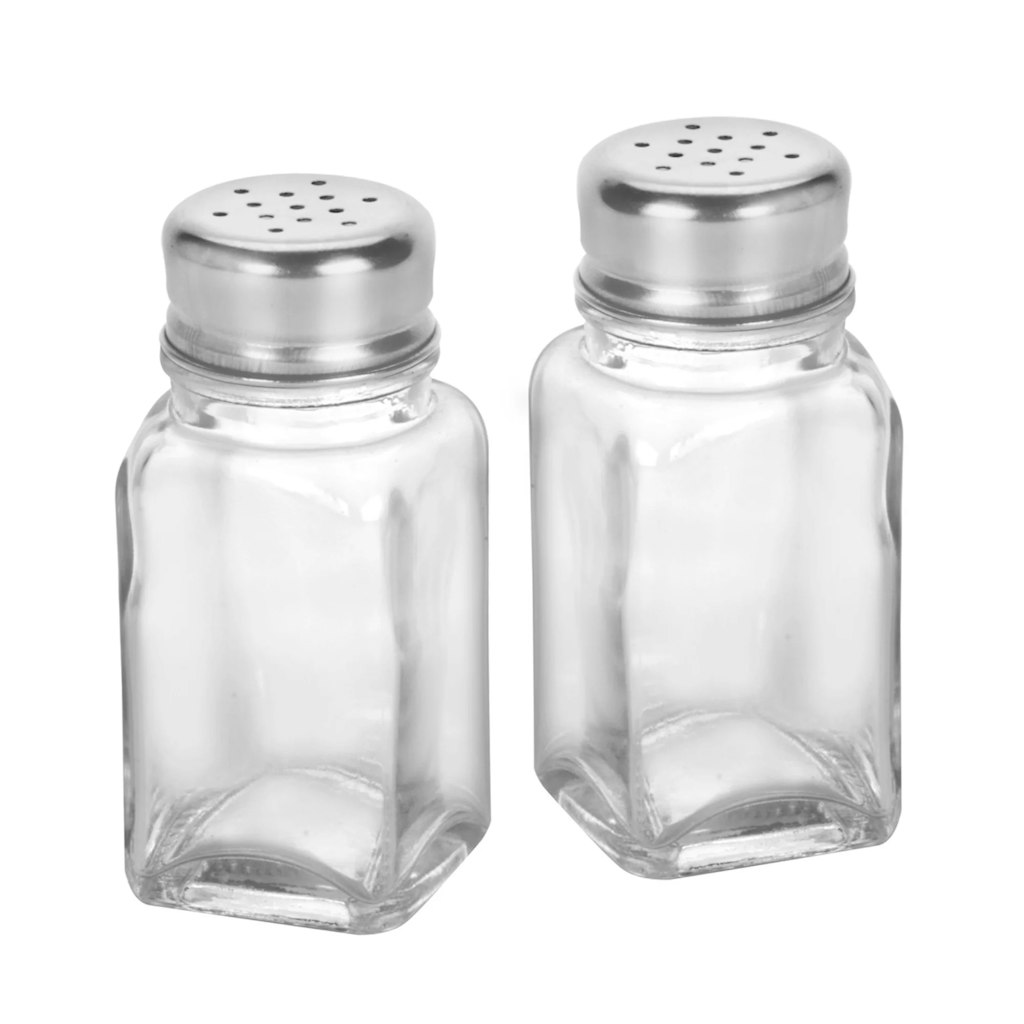 Anchor Hocking Glass Salt & Pepper Shaker Set: $2.34