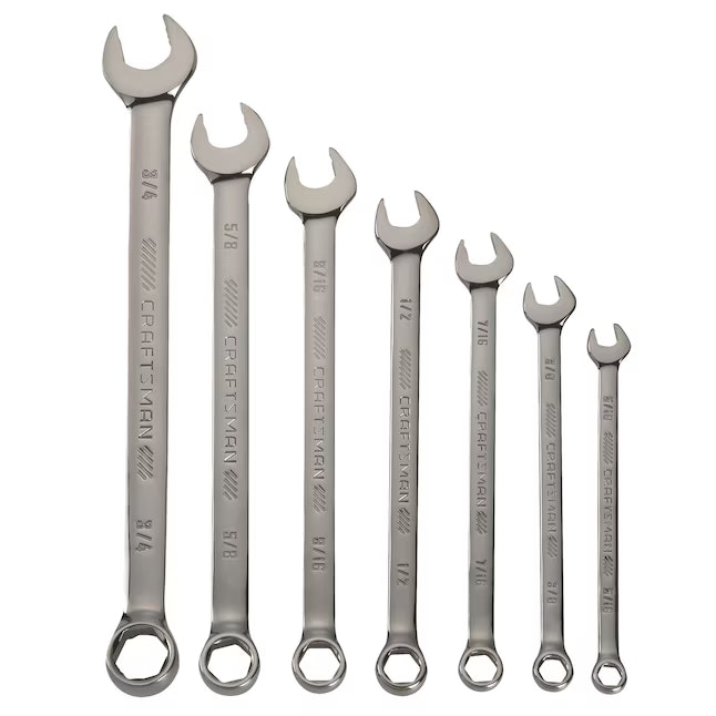 Craftsman Overdrive 7-Piece 6-Point SAE Combination Wrench: $30 Craftsman Overdrive 7-Piece 6-Point SAE Combination Wrench: $30