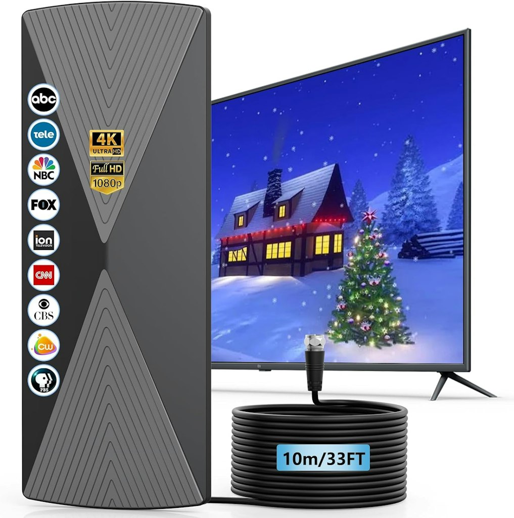 Oyned 1200+ Miles Long Range TV Antenna: $42