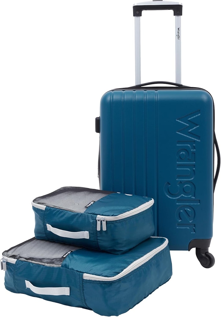 Wrangler Charlotte Collection 3-Piece Expandable Luggage Set: $34