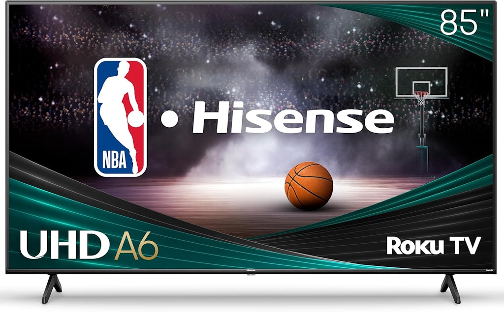 Hisense A6 Series 85A6NR 85" 4K HDR LED UHD Smart TV: $800 Hisense A6 Series 85A6NR 85" 4K HDR LED UHD Smart TV: $800