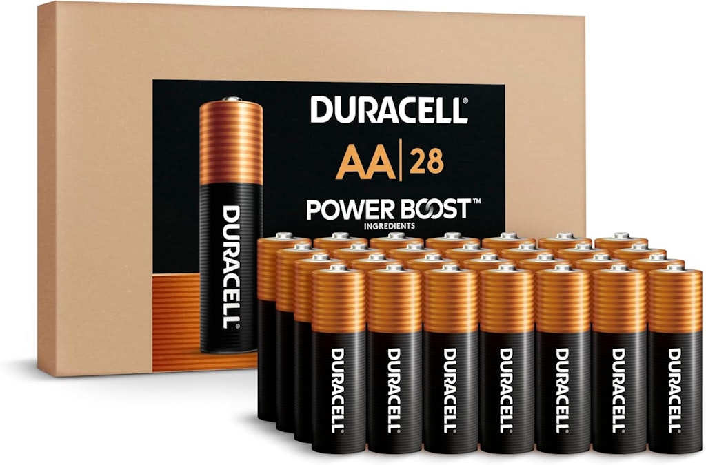 Duracell 28-Count Coppertop AA Batteries: $18 via Subscribe & Save