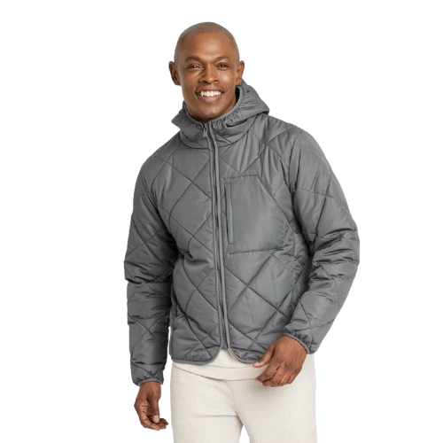 All In Motion Men's Hooded Packable Jacket: $12.99