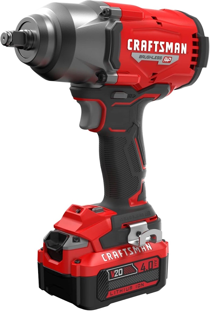 Craftsman V20 RP 1/2" Impact Wrench with Battery and Charger: $159