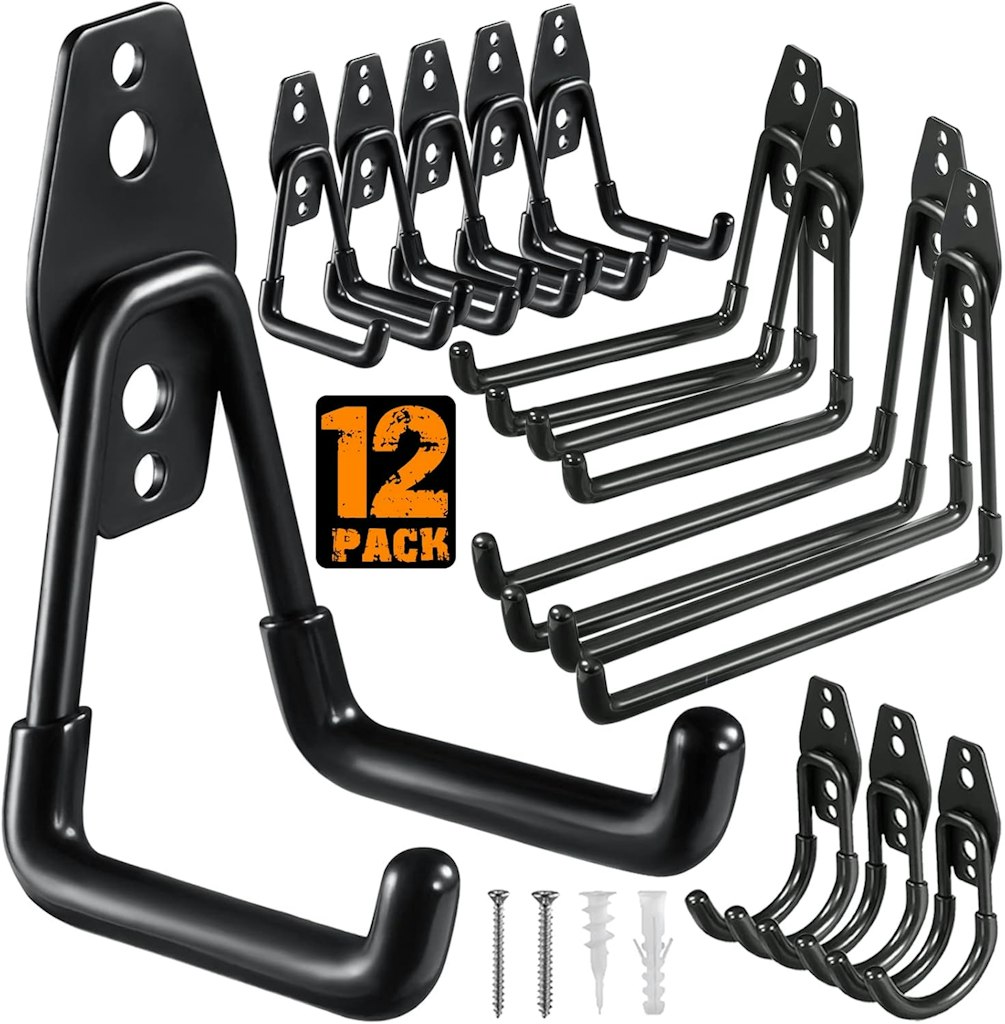 Garage Hook 12-Pack: $23 Garage Hook 12-Pack: $23