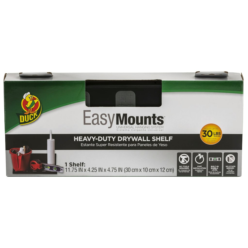 Duck EasyMounts Floating Garage Shelf: $11