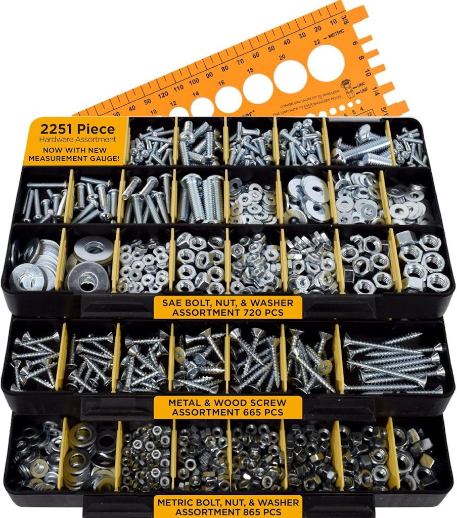 Jackson Palmer 2,251-Piece Hardware Assortment Kit: $35