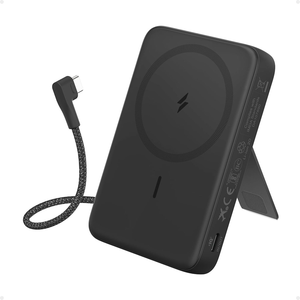 Anker Zolo 10,000mAh 30W Magnetic Power Bank w/ Built-In USB-C Cable: $29.99