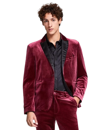 Tinsel Men's Regular-Fit Velvet Suit Jacket: $41.76