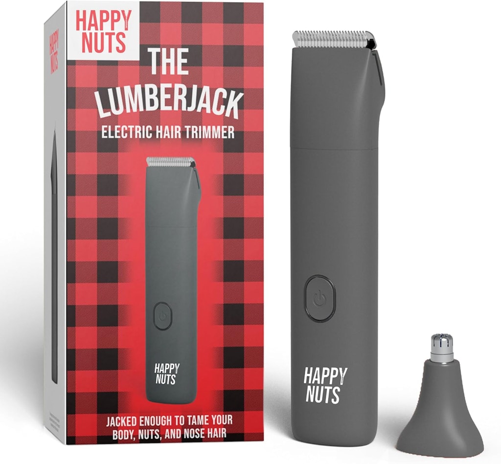 Happy Nuts Men's The Lumberjack Electric Groin & Body Hair Trimmer: $29